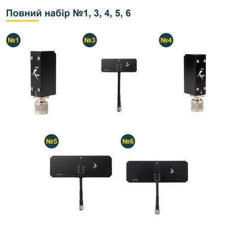 Повний набір антен Skywiper №1, №3, №4, №5, №6 KIT-1-3-4-5-6 фото